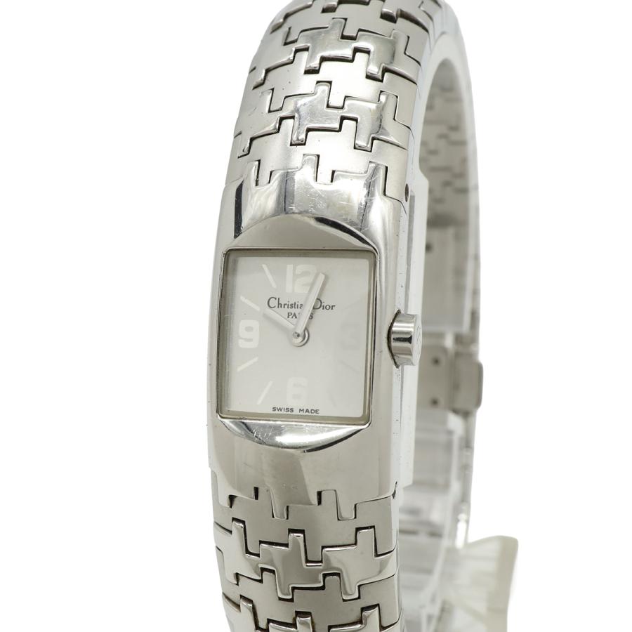 Christian Dior クリスチャン ディオール ディオリフィック シルバー文字盤 SS レディース クォーツ 腕時計 D96-100 | Christian Dior | 03