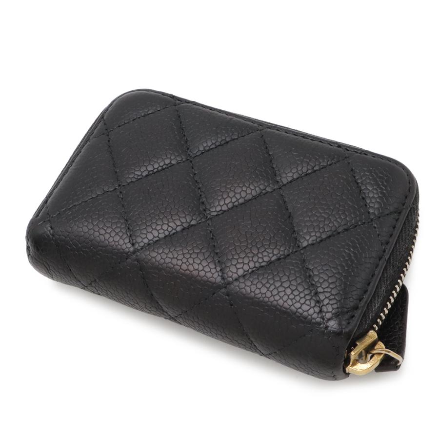 CHANEL シャネル マトラッセ ココマーク コインケース 小銭入れ コインパース キャビアスキン レザー ブラック 黒 ゴールド金具 A69271 | CHANEL | 01