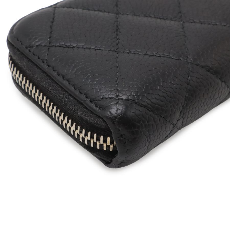 CHANEL シャネル マトラッセ ココマーク コインケース 小銭入れ コインパース キャビアスキン レザー ブラック 黒 ゴールド金具 A69271 | CHANEL | 02