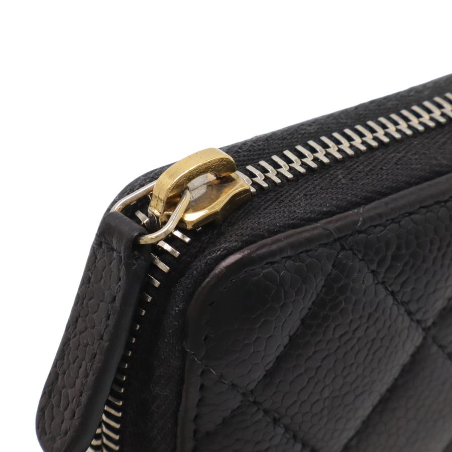CHANEL シャネル マトラッセ ココマーク コインケース 小銭入れ コインパース キャビアスキン レザー ブラック 黒 ゴールド金具 A69271 | CHANEL | 03