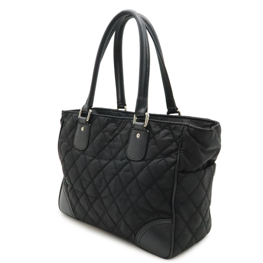 CHANEL シャネル パリニューヨークライン マトラッセ ココマーク トートバッグ ショルダーバッグ ナイロンキャンバス レザー ブラック 黒 | CHANEL | 01