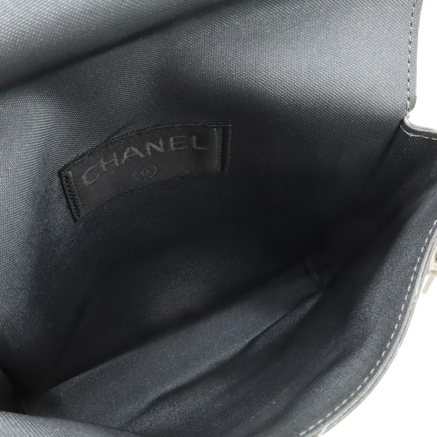CHANEL シャネル スポーツライン ウエストポーチ ウエストバッグ ボディバッグ ナイロン ダークグレー アイボリー | CHANEL | 07