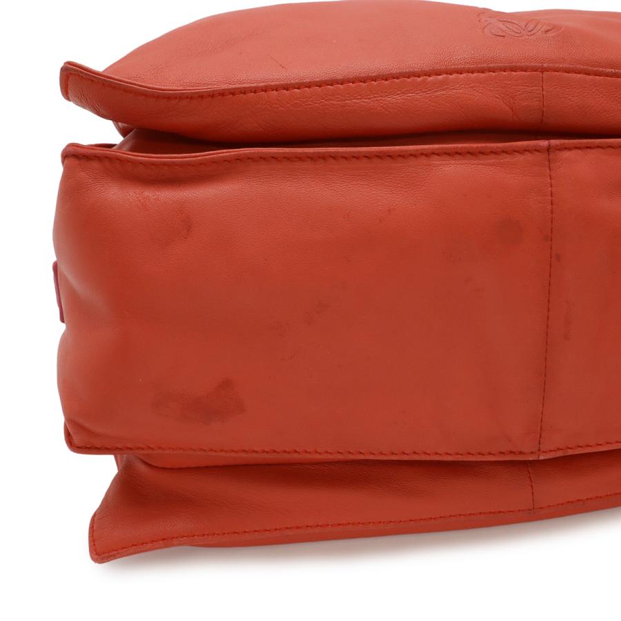 LOEWE ロエベ フラメンコ30 アナグラム ショルダーバッグ セミショルダー 2WAY バイカラー フリンジ ナッパレザー レッド 赤 ピンク | LOEWE | 03