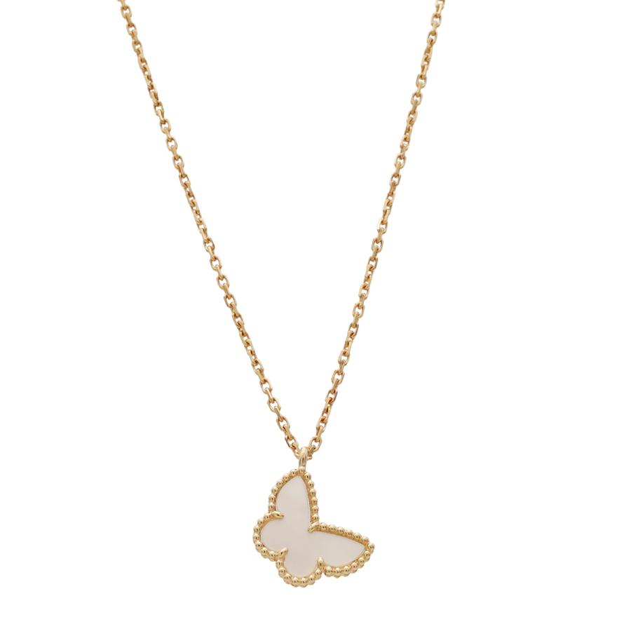 Van Cleef & Arpels ヴァン クリーフ & アーペル スウィート パピヨン ペンダント ネックレス K18 マザーオブパール VCARF69300 | Van Cleef ＆ Arpels