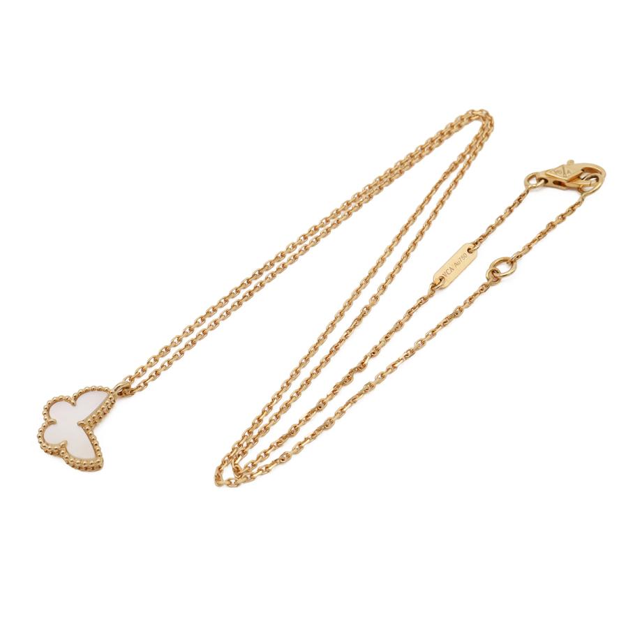 Van Cleef & Arpels ヴァン クリーフ & アーペル スウィート パピヨン ペンダント ネックレス K18 マザーオブパール VCARF69300 | Van Cleef ＆ Arpels | 01