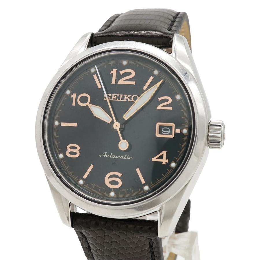 SEIKO セイコー プレサージュ 自動巻時計60周年記念 限定1956本 ブラック文字盤 メンズ AT オートマ 腕時計 6R15-03K0 SARX031 | SEIKO | 03