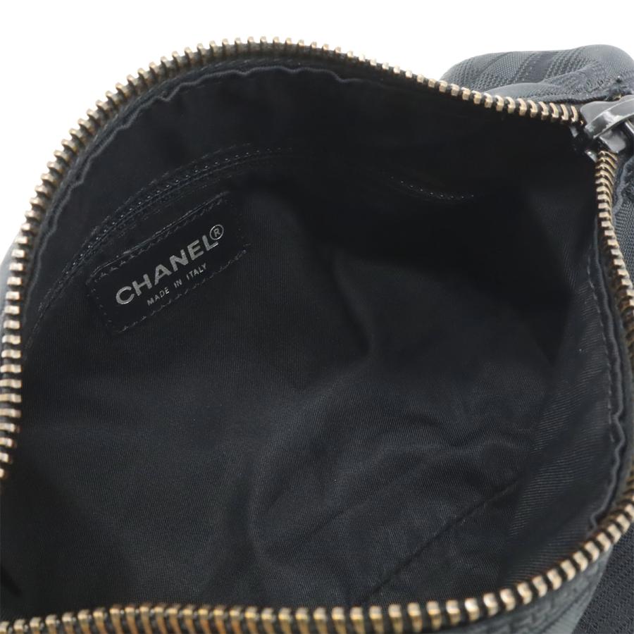 CHANEL シャネル ニュートラベルライン ミニロールバッグ ショルダーバッグ ボディバッグ ナイロンジャガード レザー ブラック 黒 A17669 | CHANEL | 06