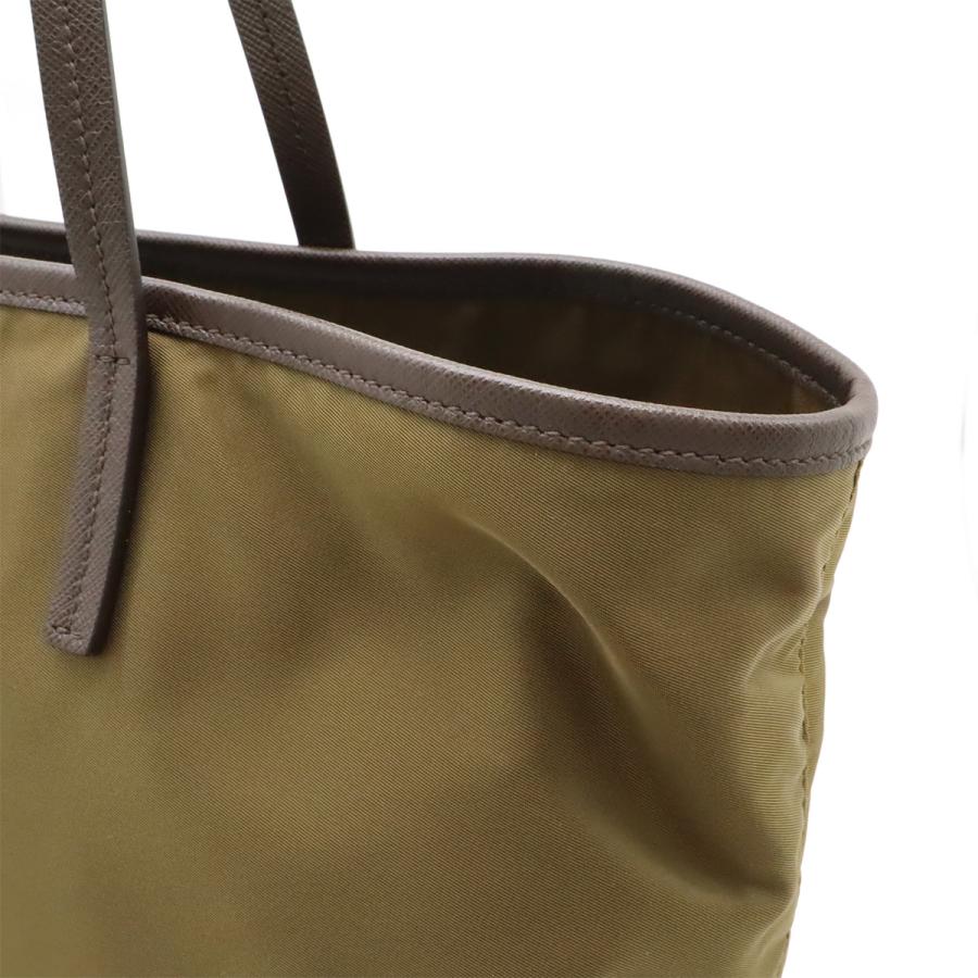PRADA プラダ ベロア ベルト モチーフ トートバッグ ショルダーバッグ ナイロン レザー カーキ ピンク 1BG065 | PRADA | 03