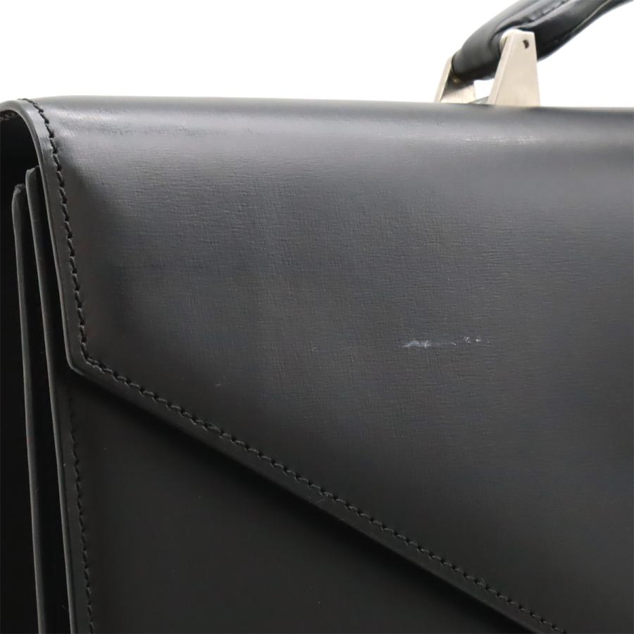 LOEWE ロエベ アナグラム ディプロマティコ ブリーフケース ビジネスバッグ 書類カバン レザー ブラック 黒 シルバー金具 | LOEWE | 05