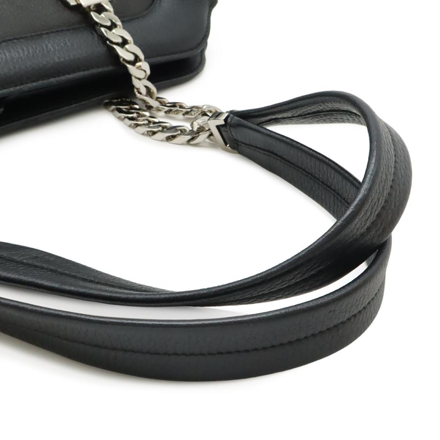 Cartier カルティエ ラドーニャ チェーンショルダー ショルダーバッグ セミショルダー バイカラー レザー ブラック ダークブラウン | Cartier | 03
