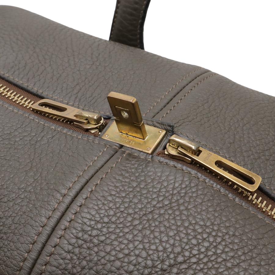 HERMES エルメス ヴィクトリア43 ビクトリア ボストンバッグ 旅行カバン トラベルバッグ トリヨンクレマンス レザー ダークオリーブ系 | HERMES | 03