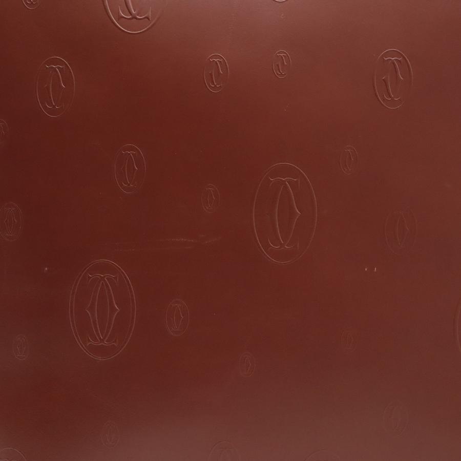 Cartier カルティエ ハッピーバースデー CCロゴ トートバッグ ショルダーバッグ 肩掛け レザー ボルドー ポーチ付き | Cartier | 06