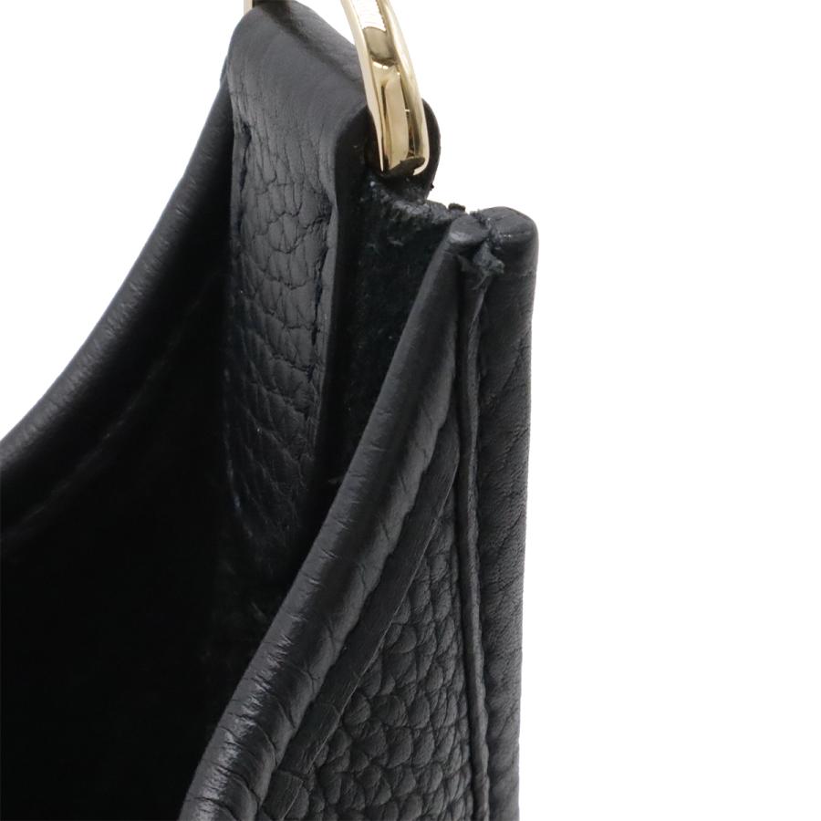 HERMES エルメス エヴリン エブリン II 2 PM ショルダーバッグ 斜め掛け トリヨンクレマンス レザー ブラック 黒 ゴールド金具 □I刻印 | HERMES | 03