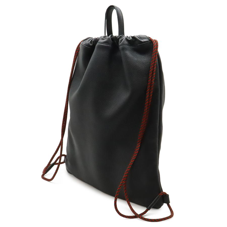 GUCCI グッチ グッチプリント ドローストリング バックパック リュックサック 2WAY トートバッグ 巾着型 レザー ブラック 黒 494053 | GUCCI | 01
