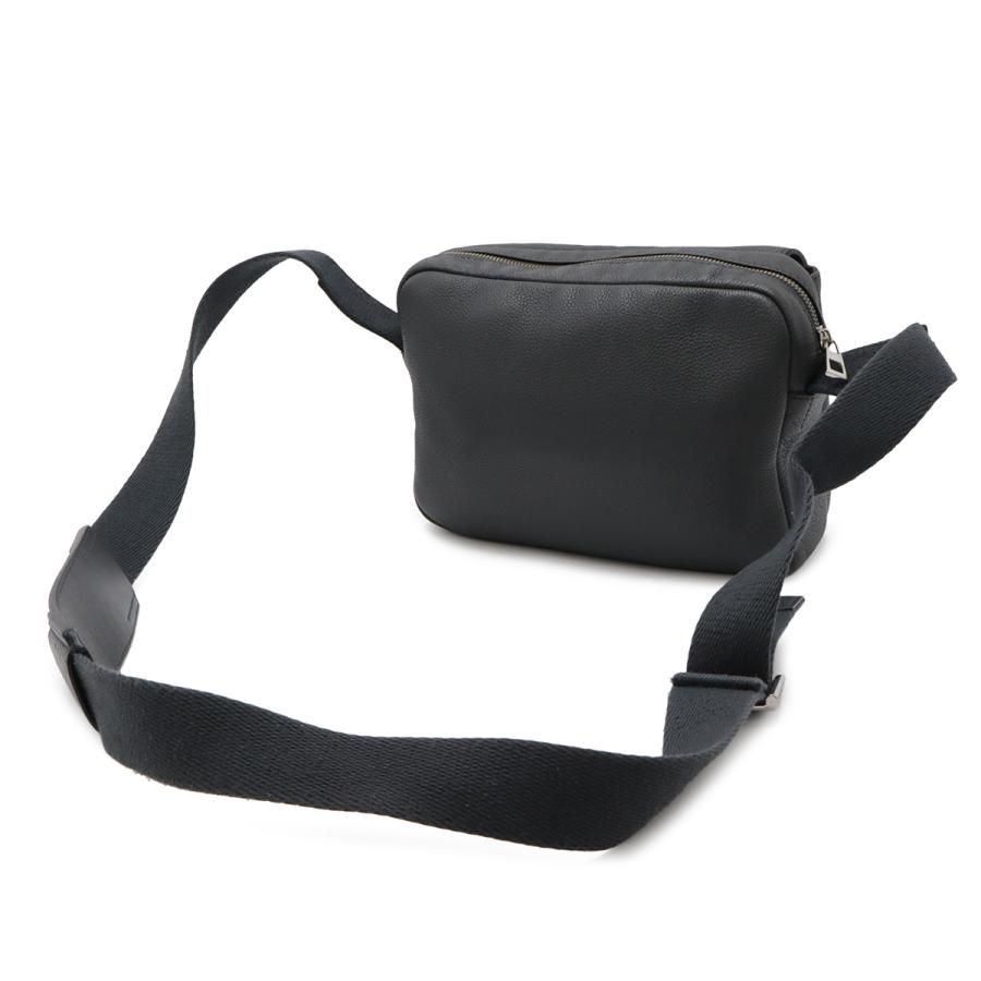 LOEWE ロエベ アナグラム ミリタリー メッセンジャーバッグ XS ショルダーバッグ 斜め掛け レザー グレー シルバー金具 B553A72X22 | LOEWE | 01