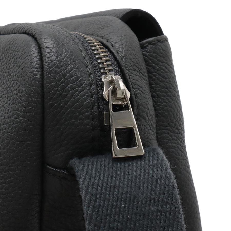 LOEWE ロエベ アナグラム ミリタリー メッセンジャーバッグ XS ショルダーバッグ 斜め掛け レザー グレー シルバー金具 B553A72X22 | LOEWE | 03