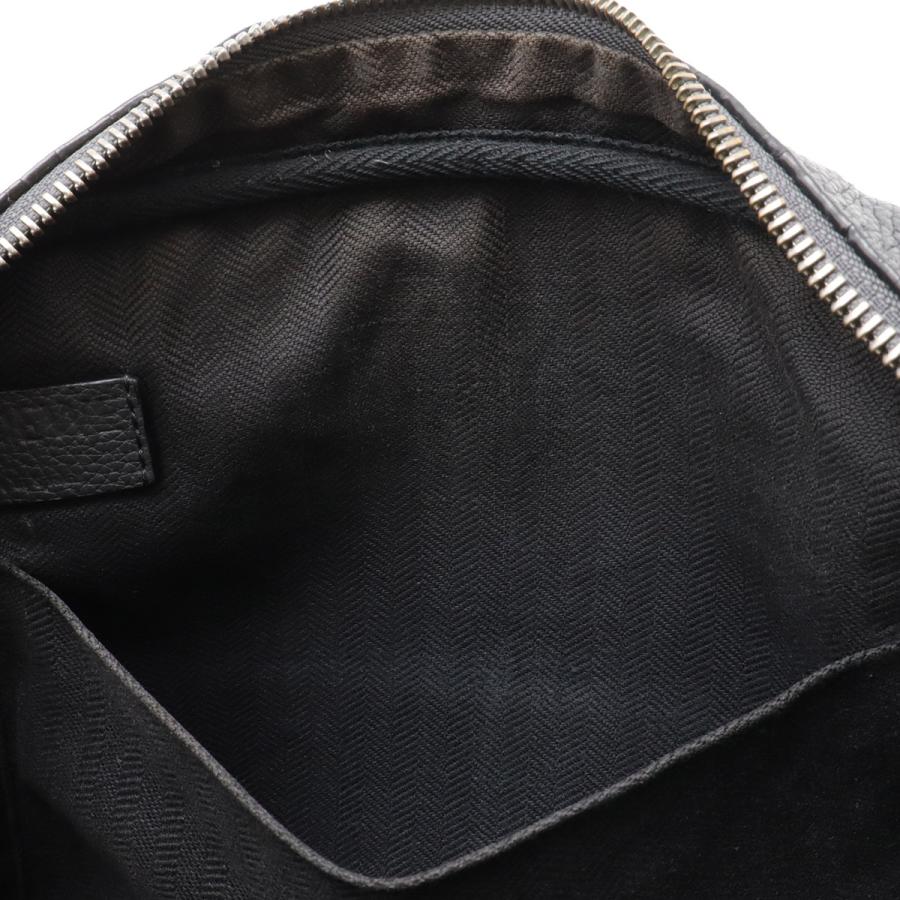 LOEWE ロエベ アナグラム ミリタリー メッセンジャーバッグ XS ショルダーバッグ 斜め掛け レザー グレー シルバー金具 B553A72X22 | LOEWE | 07