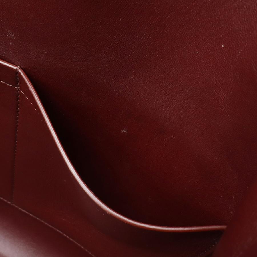 Cartier カルティエ マストライン マスト ドゥ カルティエ トートバッグ ショルダーバッグ セミショルダー レザー ブルー 青 ミラー付き | Cartier | 05