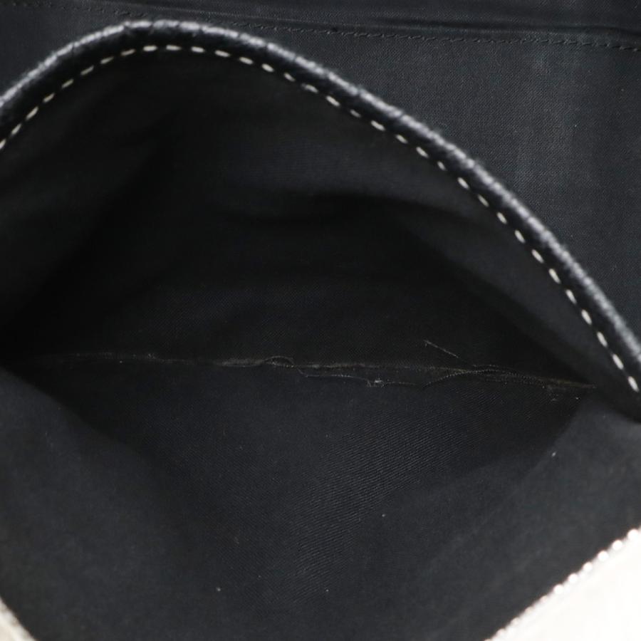 BALENCIAGA バレンシアガ バザール ショッパー トートバッグ 2WAY ショルダーバッグ 斜め掛け レザー ストライプ ブラック ホワイト | BALENCIAGA | 08
