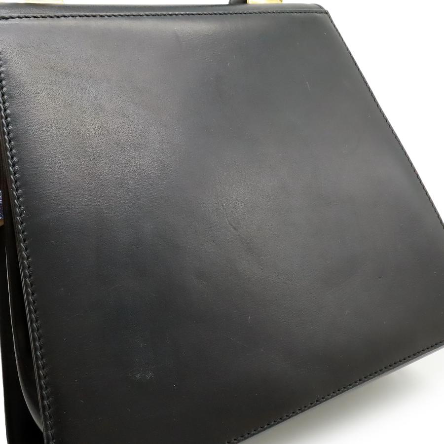Salvatore Ferragamo サルヴァトーレ フェラガモ ガンチーニ ハンドバッグ 2WAY ショルダーバッグ レザー ブラック 黒 ゴールド金具 |  | 08