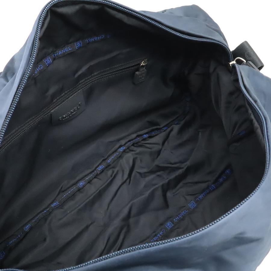 CHANEL シャネル スポーツライン ココマーク メッセンジャーバッグ ショルダーバッグ 斜め掛け キルティング ナイロン ネイビー 紺 | CHANEL | 06