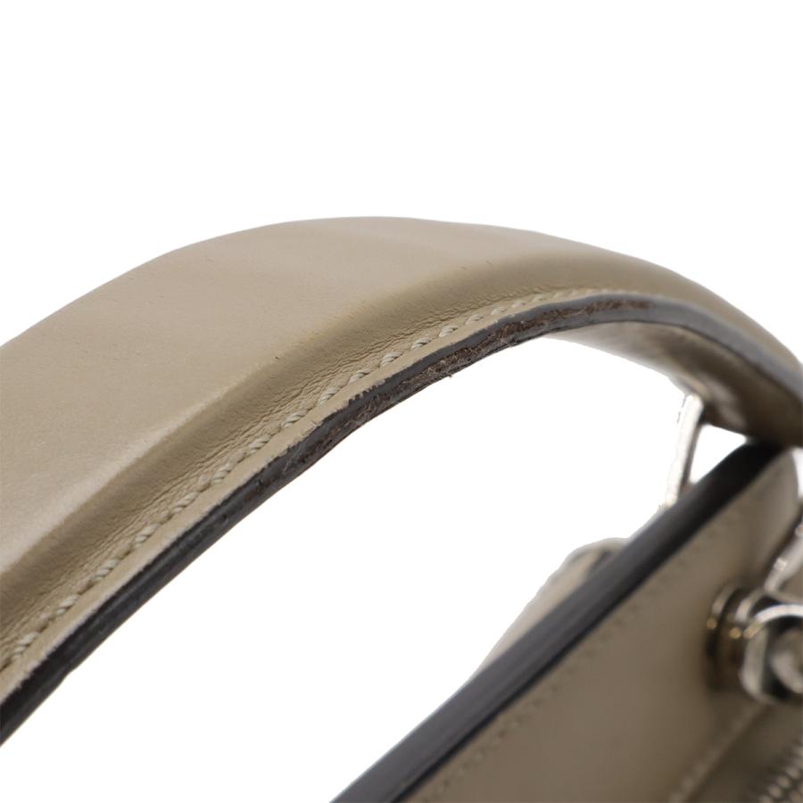 FENDI フェンディ ドットコム ハンドバッグ 2WAY ショルダーバッグ セミショルダー レザー グレージュ ポーチ付き 8BN293 | FENDI | 04
