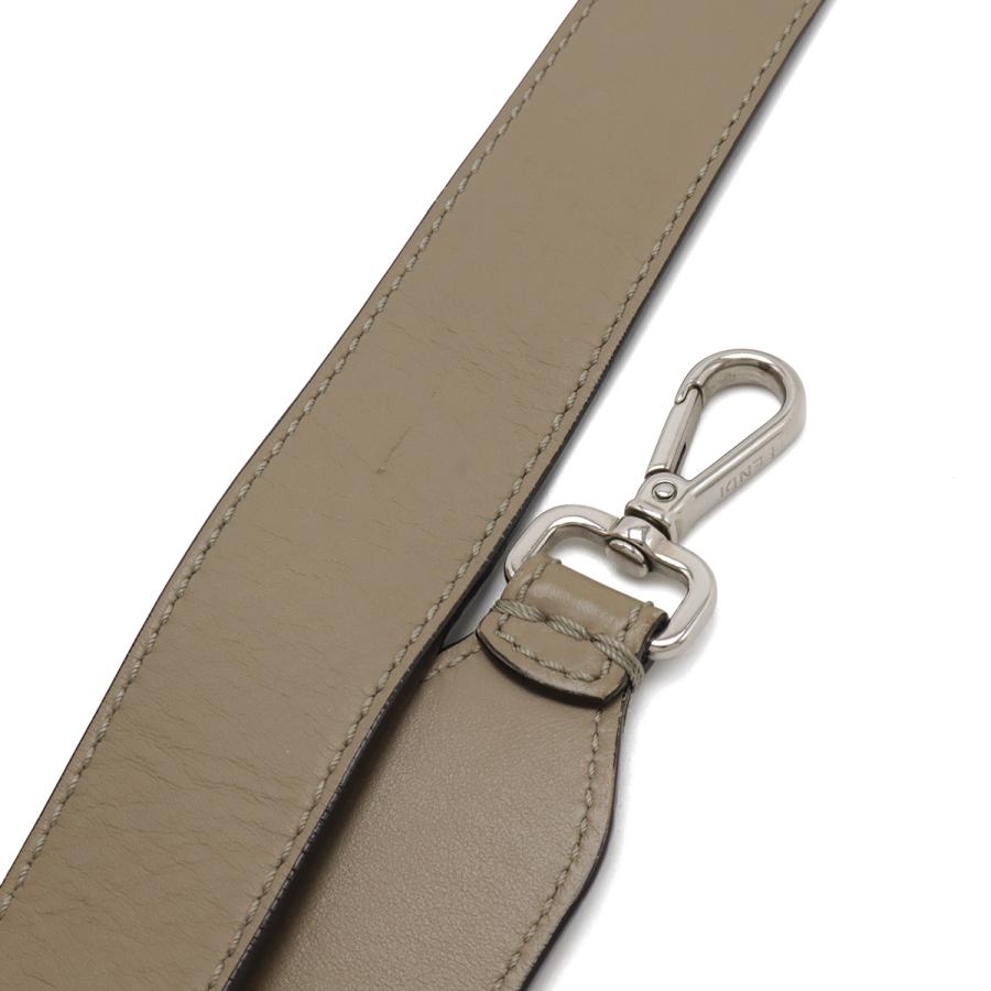 FENDI フェンディ ドットコム ハンドバッグ 2WAY ショルダーバッグ セミショルダー レザー グレージュ ポーチ付き 8BN293 | FENDI | 05