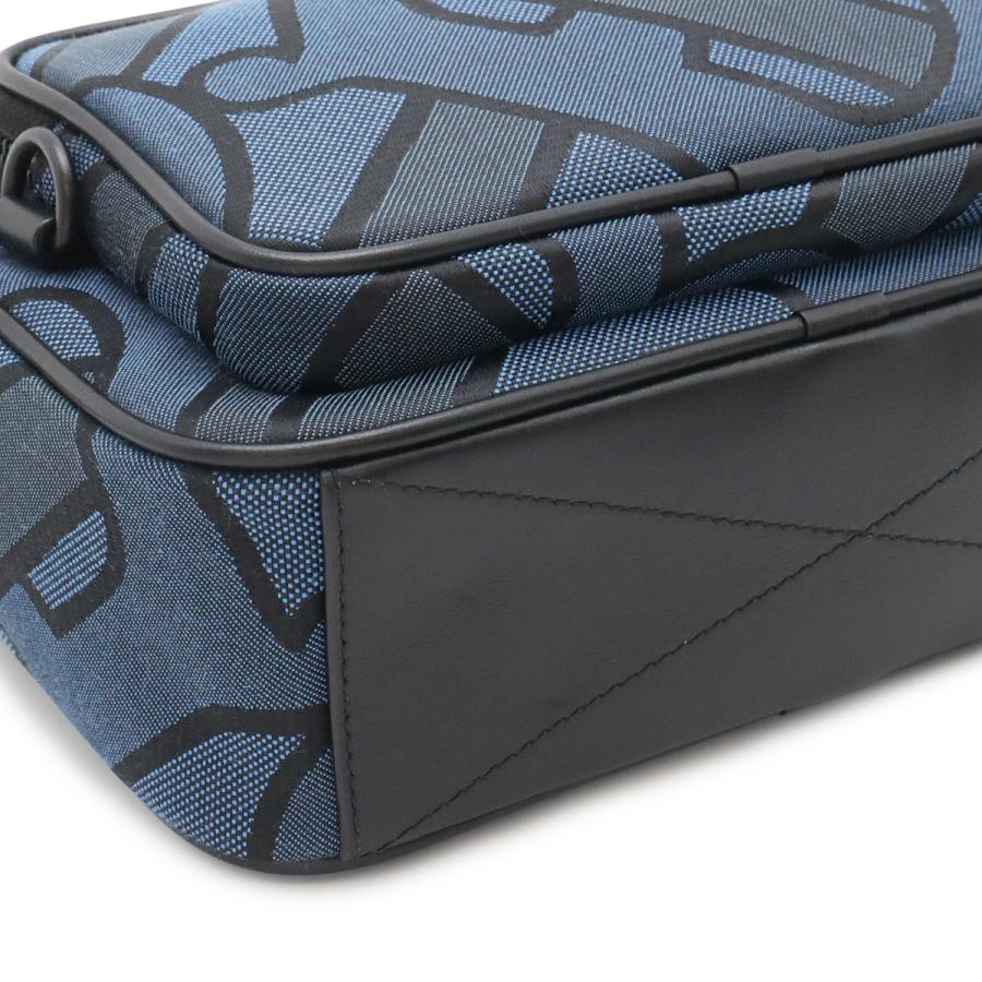 BURBERRY バーバリー ロゴ ORMOND オーモンド パディバッグ クロスボディバッグ ショルダーバッグ キャンバス レザー ブルー ブラック 黒 | BURBERRY | 02