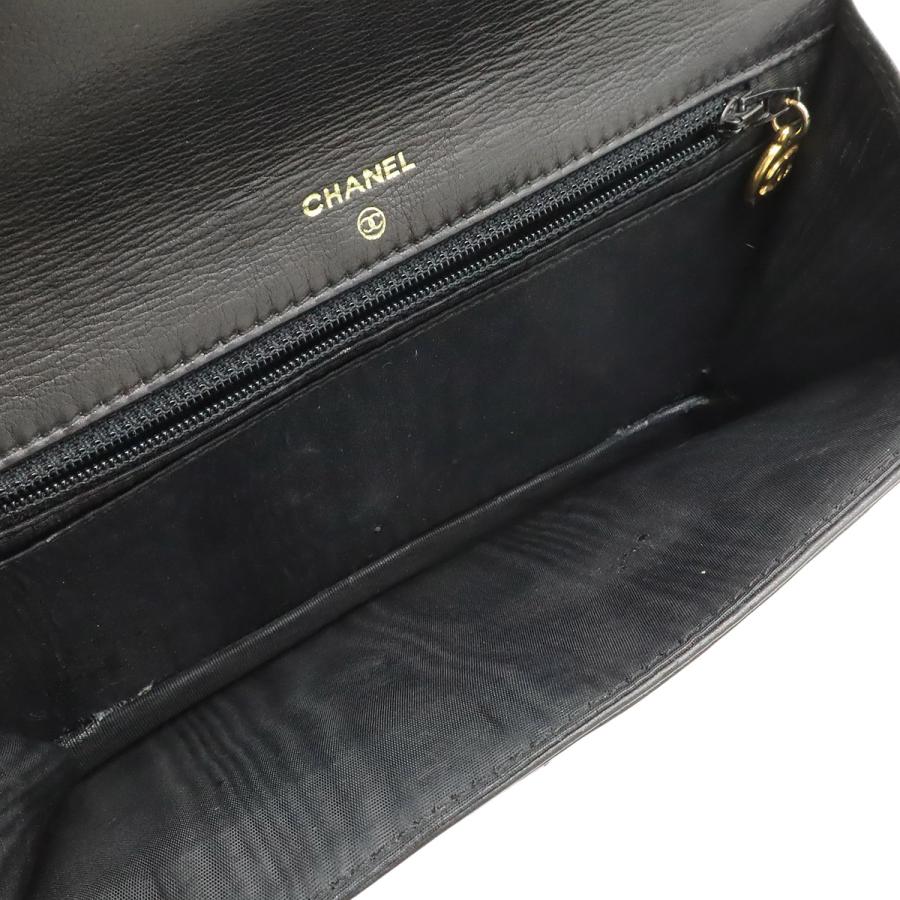 CHANEL シャネル ココマーク チェーンウォレット ショルダーバッグ ポシェット 斜め掛け エナメル パテントレザー レザー ゴールド金具 | CHANEL | 06