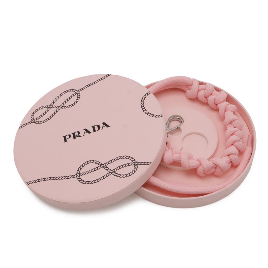 PRADA プラダ DAYS OF SUMMER 2025 デイズ オブ サマー ロープ ストラップ キーリング キーホルダー バッグチャーム コットン ピンク | PRADA | 03