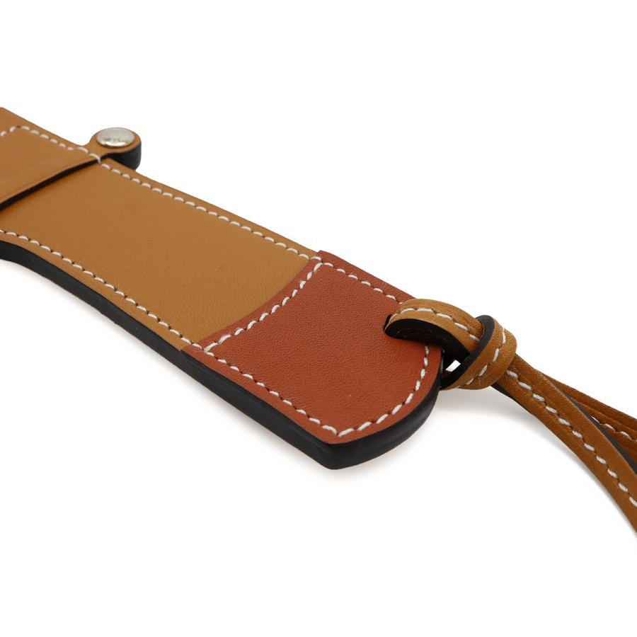 HERMES エルメス パドック ボット バッグチャーム ブーツモチーフ 靴 ヴォーバトラー ヴォースイフト レザー ナチュラルサブレ ブラウン | HERMES | 03