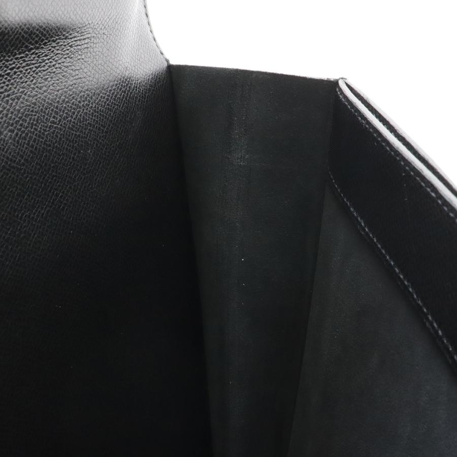 HERMES エルメス テリル ビジネスバッグ ブリーフケース 書類カバン レザー ブラック 黒 シルバー金具 □H刻印 | HERMES | 06
