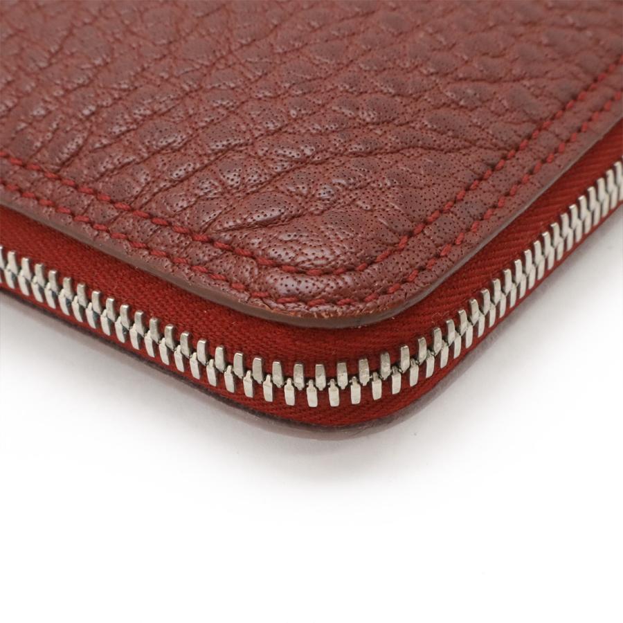 HERMES エルメス シルキーポップ エコバッグ トートバッグ 折り畳み ブッフルスキッパー レザー シルク ルージュアッシュ レッド | HERMES | 05
