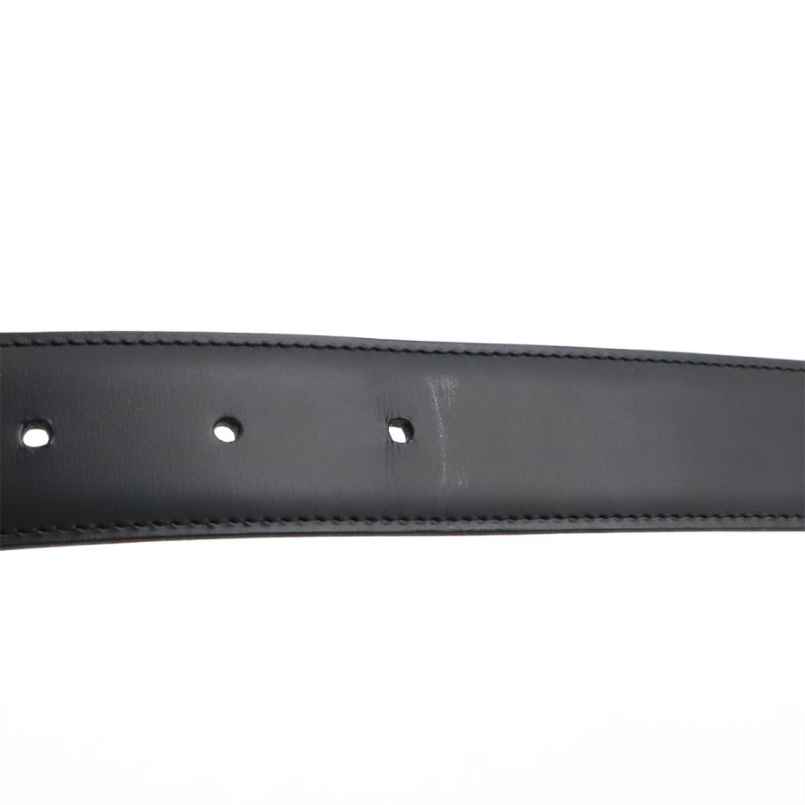 Cartier カルティエ C アロンジェ リバーシブル ベルト レザー ブラック 黒 ダークブラウン シルバー金具 実寸約100cm カット済 L5000152 | Cartier | 05