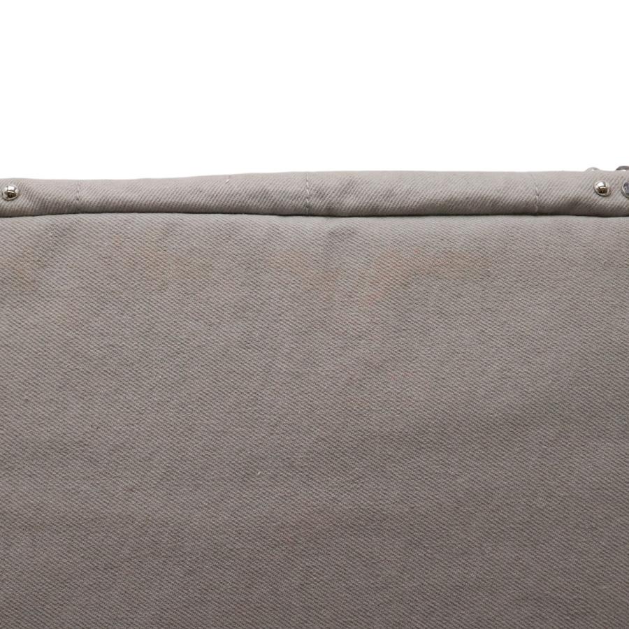 PRADA プラダ CANAPA カナパ ビジュー トートバッグ 2WAY ショルダーバッグ デニム NUBE ライトグレー 海外ブティック購入品 B2642O | PRADA | 03