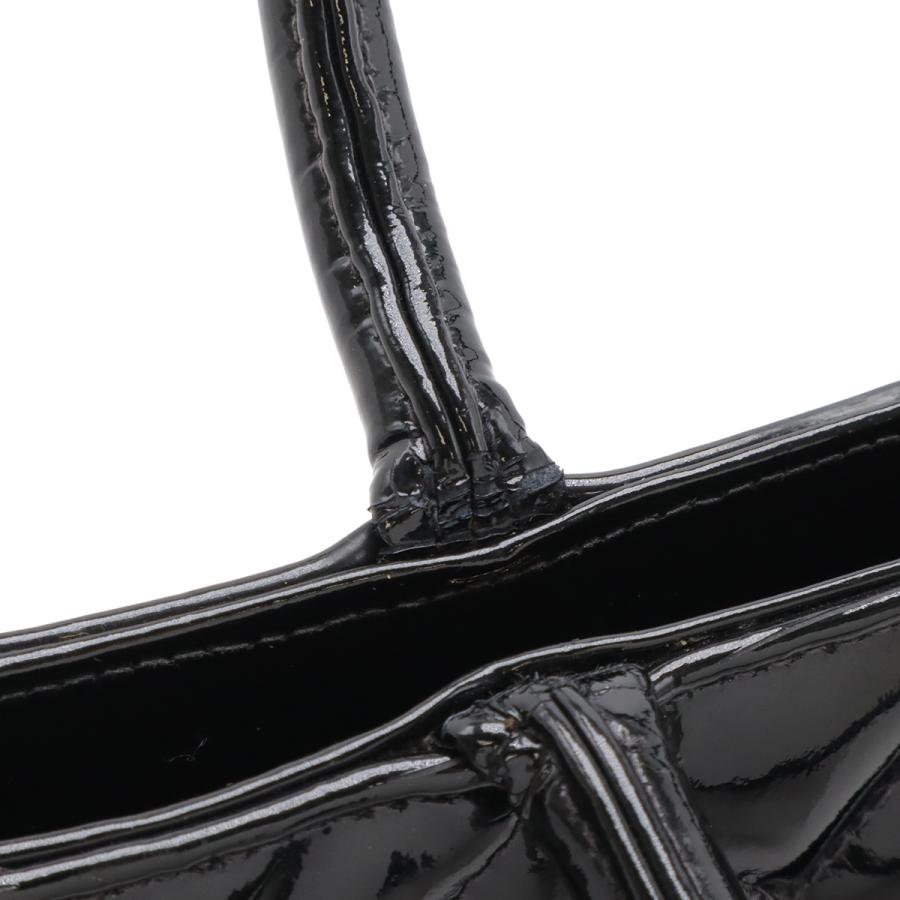 CHANEL シャネル マトラッセ ココマーク 復刻トート トートバッグ ショルダーバッグ エナメル レザー ブラック 黒 ゴールド金具 A01804 | CHANEL | 05