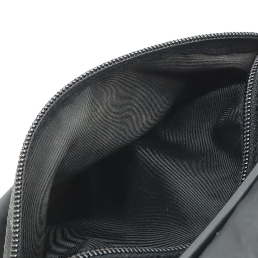 PRADA プラダ ショルダーバッグ メッセンジャーバッグ 斜め掛け ナイロン レザー NERO 黒 ブラック シルバー金具 V160 | PRADA | 07