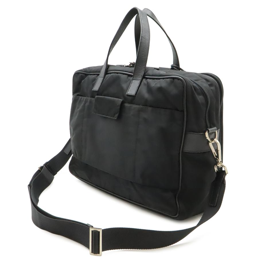 PRADA プラダ トライアングルロゴ ビジネスバッグ ブリーフケース 2WAY ショルダーバッグ ナイロン NERO 黒 ブラック 2VE407 | PRADA | 01