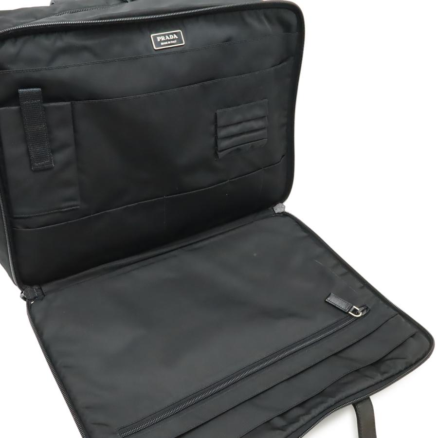 PRADA プラダ トライアングルロゴ ビジネスバッグ ブリーフケース 2WAY ショルダーバッグ ナイロン NERO 黒 ブラック 2VE407 | PRADA | 06