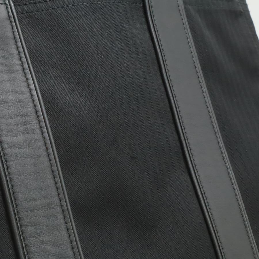 HERMES エルメス アカプルコ カバスMM トートバッグ ラージトート ハンドバッグ トワルシェブロン キャンバス レザー ブラック 黒 | HERMES | 07