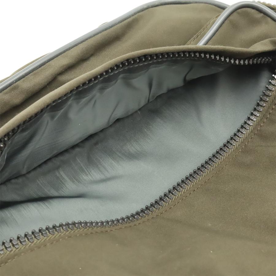 PRADA プラダ プラダスポーツ スポーツライン ショルダーバッグ 斜め掛け ナイロン カーキ グレー シルバー金具 4VA122 | PRADA | 08