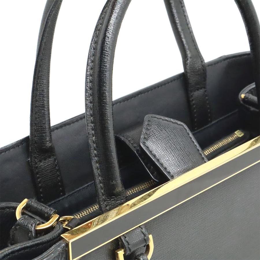 FENDI フェンディ PETITE 2JOURS プチ トゥージュール ハンドバッグ トートバッグ 2WAY ショルダーバッグ レザー ブラック 黒 | FENDI | 05