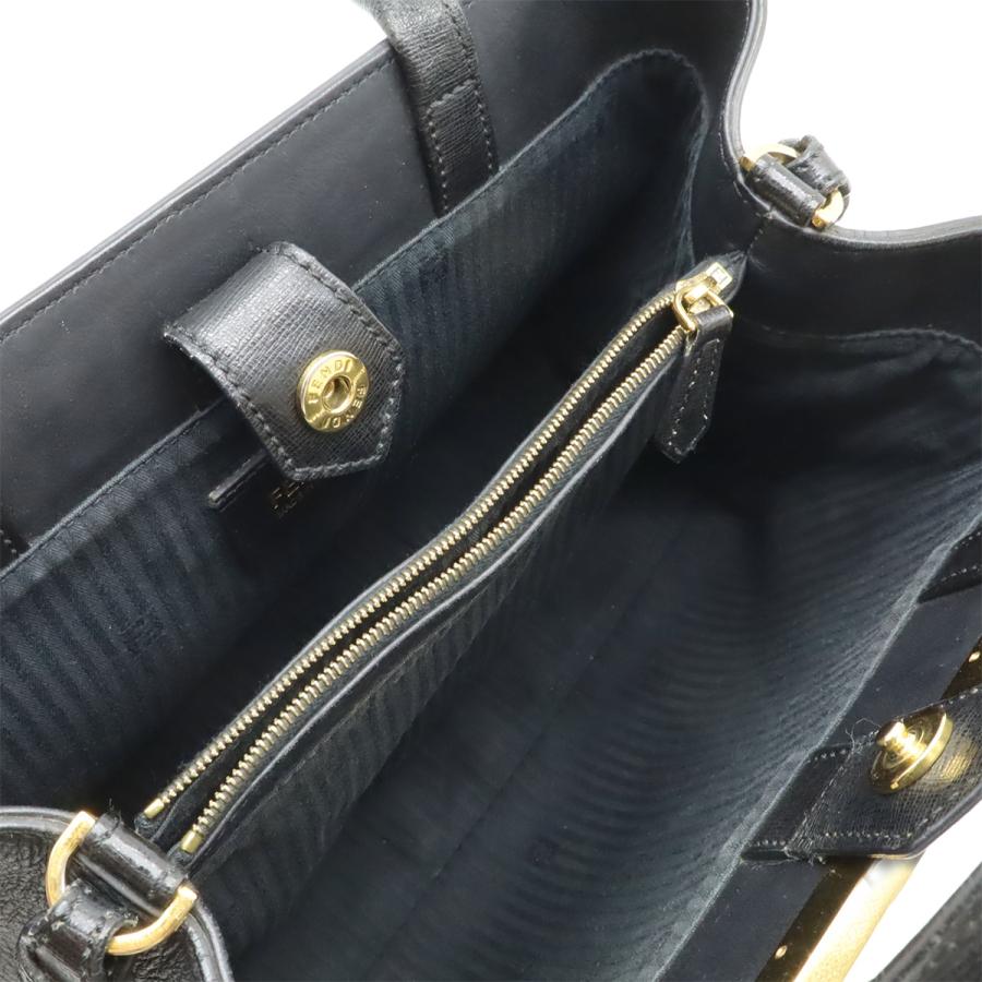 FENDI フェンディ PETITE 2JOURS プチ トゥージュール ハンドバッグ トートバッグ 2WAY ショルダーバッグ レザー ブラック 黒 | FENDI | 06