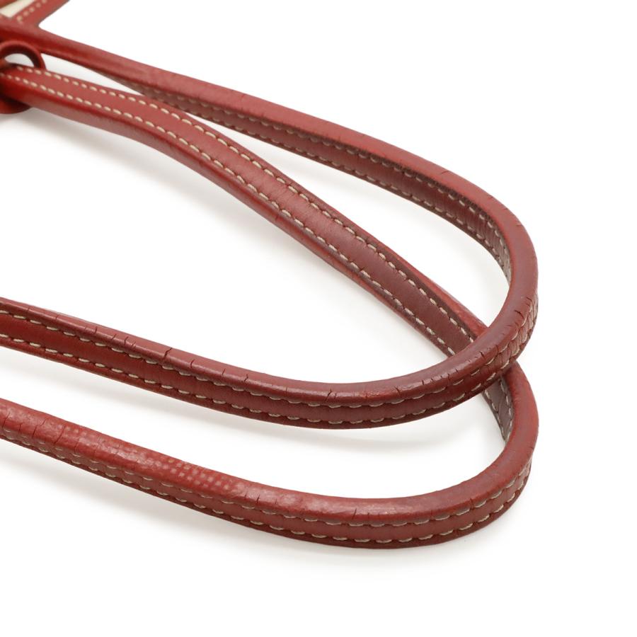 GOYARD ゴヤール サンルイPM トートバッグ ショルダーバッグ コーティングキャンバス PVC レザー レッド 赤 ホワイト 白 ポーチ付き | GOYARD | 03