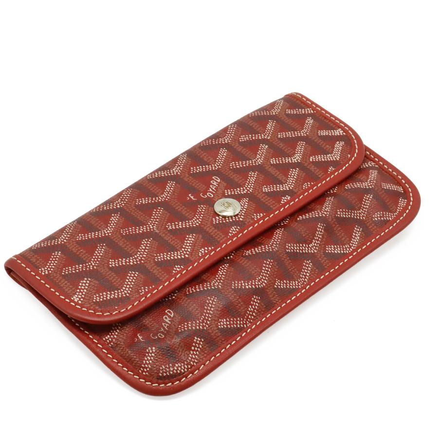 GOYARD ゴヤール サンルイPM トートバッグ ショルダーバッグ コーティングキャンバス PVC レザー レッド 赤 ホワイト 白 ポーチ付き | GOYARD | 08