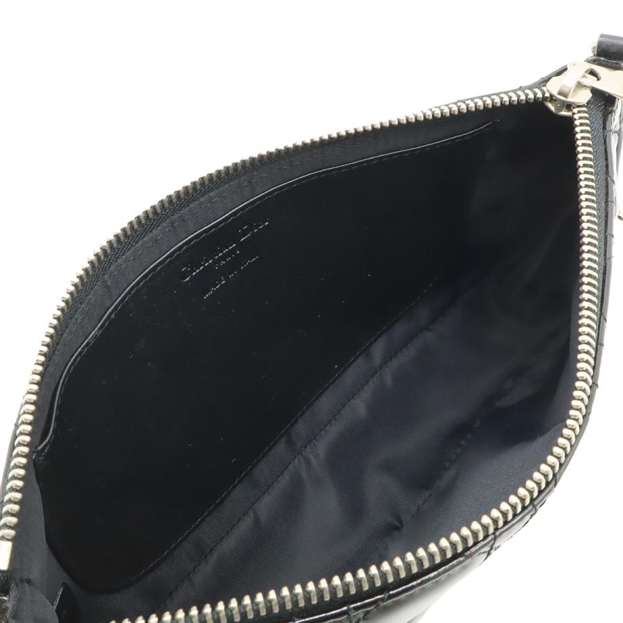 Christian Dior クリスチャン ディオール レディディオール カナージュ チェーンショルダーバッグ 肩掛け パテントレザー ブラック 黒 | Christian Dior | 04