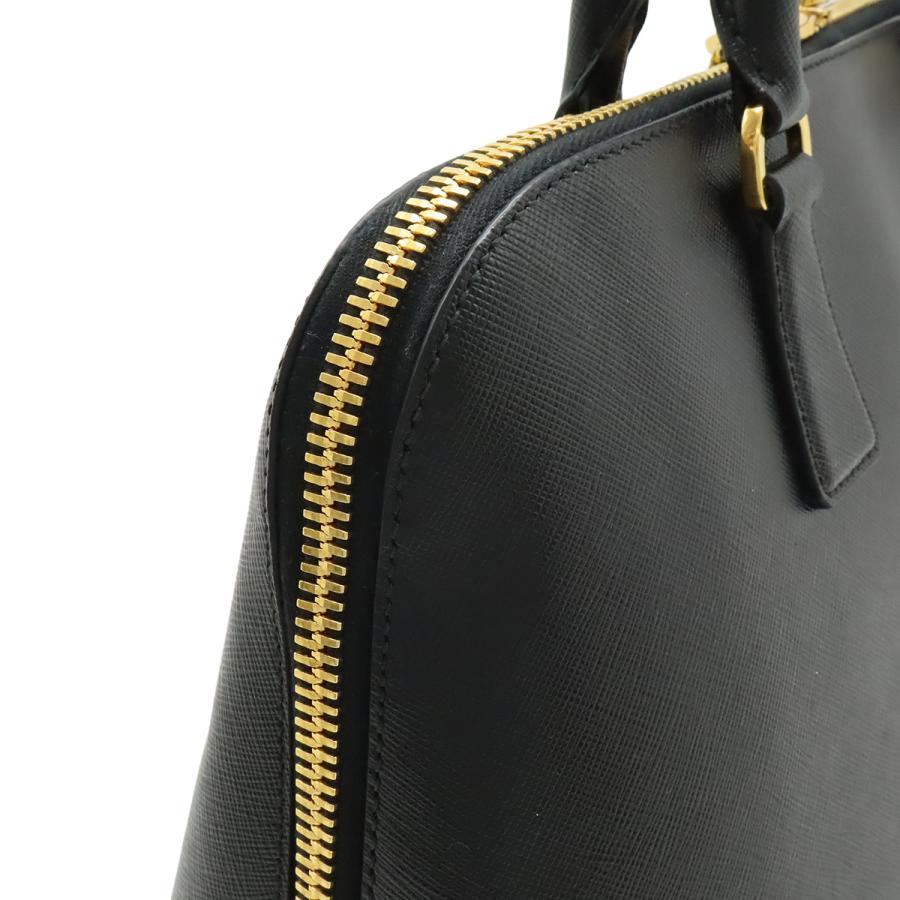 PRADA プラダ サフィアーノ ハンドバッグ トートバッグ レザー NERO ブラック 黒 ゴールド金具 BL0812 | PRADA | 03