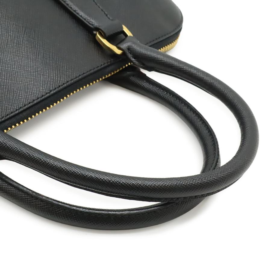 PRADA プラダ サフィアーノ ハンドバッグ トートバッグ レザー NERO ブラック 黒 ゴールド金具 BL0812 | PRADA | 04