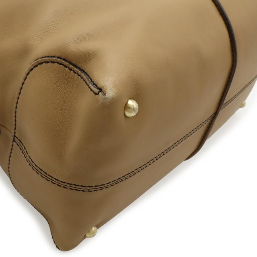 TOD'S トッズ D-styling Dスタイリング Dバッグ ハンドバッグ ミニボストン 2WAY ショルダーバッグ レザー ブラウンベージュ系 | TOD'S | 02