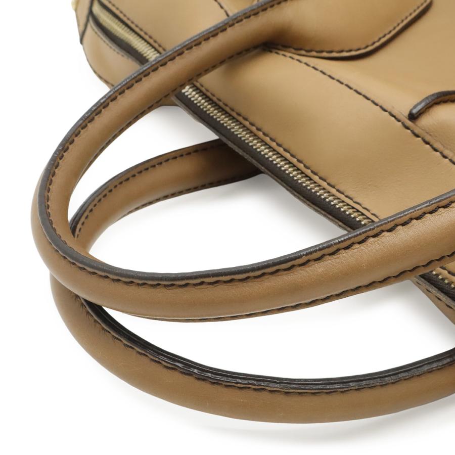 TOD'S トッズ D-styling Dスタイリング Dバッグ ハンドバッグ ミニボストン 2WAY ショルダーバッグ レザー ブラウンベージュ系 | TOD'S | 03